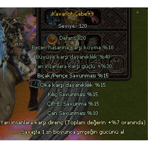 KAVANSİT CEBE +9 7 YARI DİRENÇ